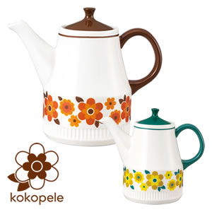 デコレ（DECOLE）ココペル（kokopele）レトロティーポット【キッチン