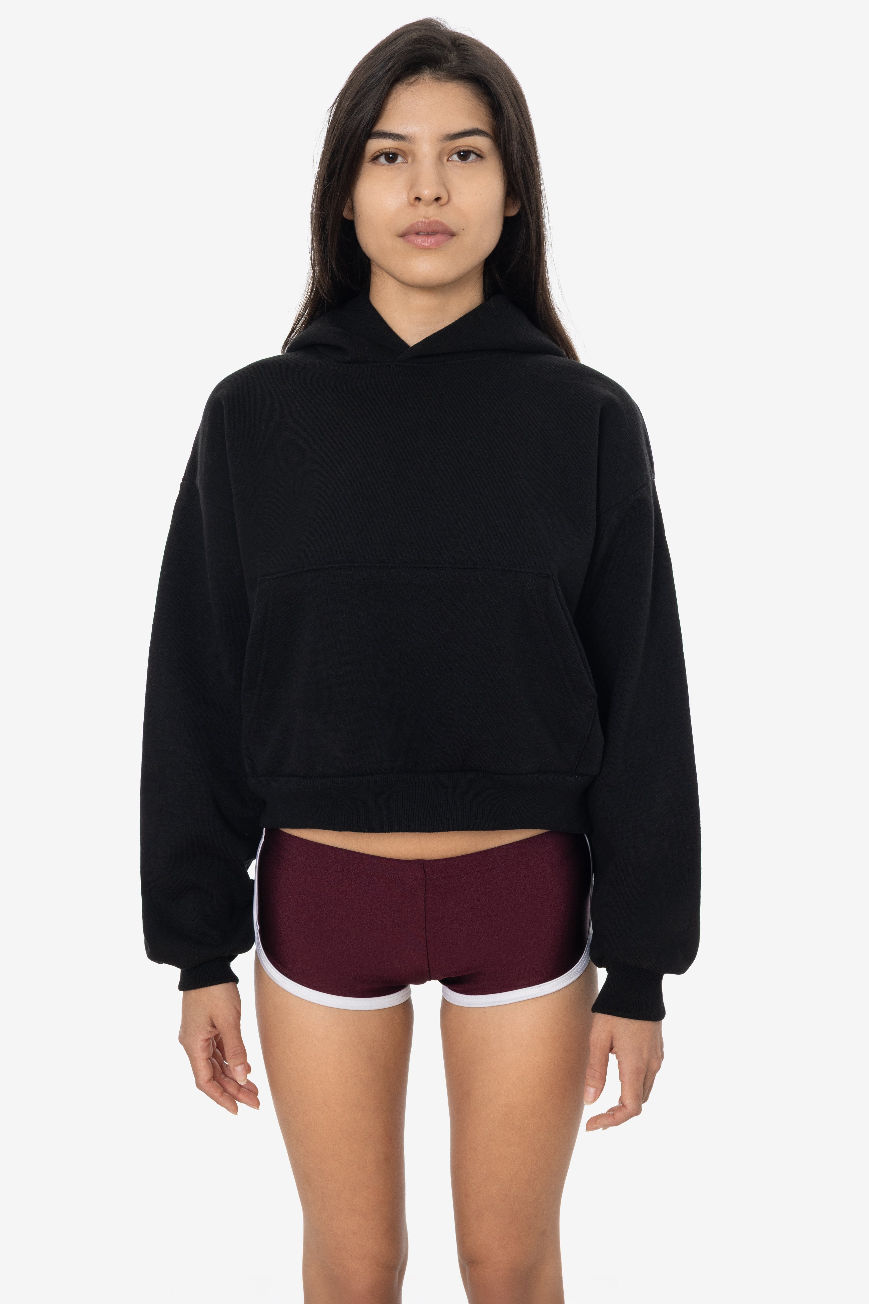 HF19 - Heavy Fleece Cropped Hoodie (Piece Dye) – Los Angeles Apparel