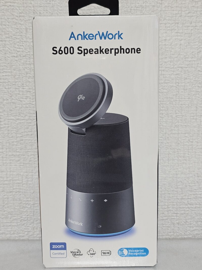 Anker PowerConf S600】最新のQi2ワイヤレス充電機能付き会議用