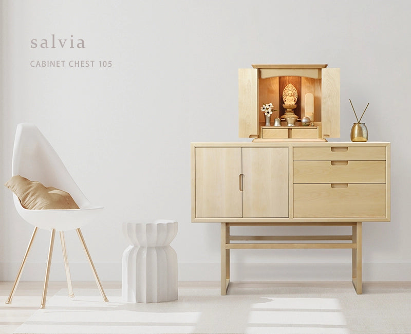 こなまる様 葉山ガーデン サイドボード 花彫刻 特注 白塗装