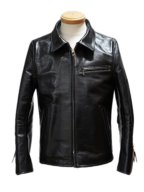 美品 Y'2 LEATHER ワイツーレザー別注品 MWS 馬革ライダース L 限定