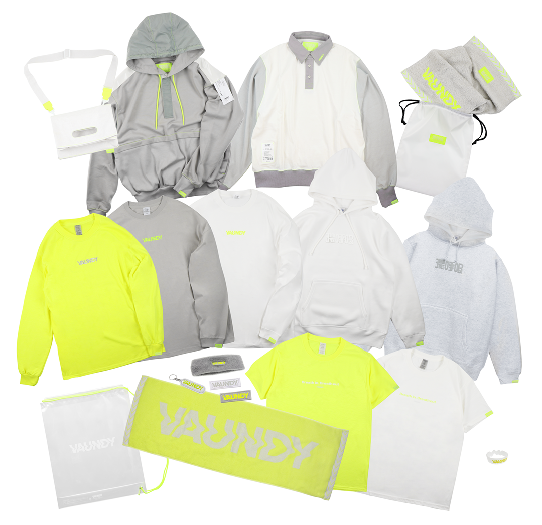 Vaundy（バウンディ）のライブグッズ 深呼吸のパーカーです。