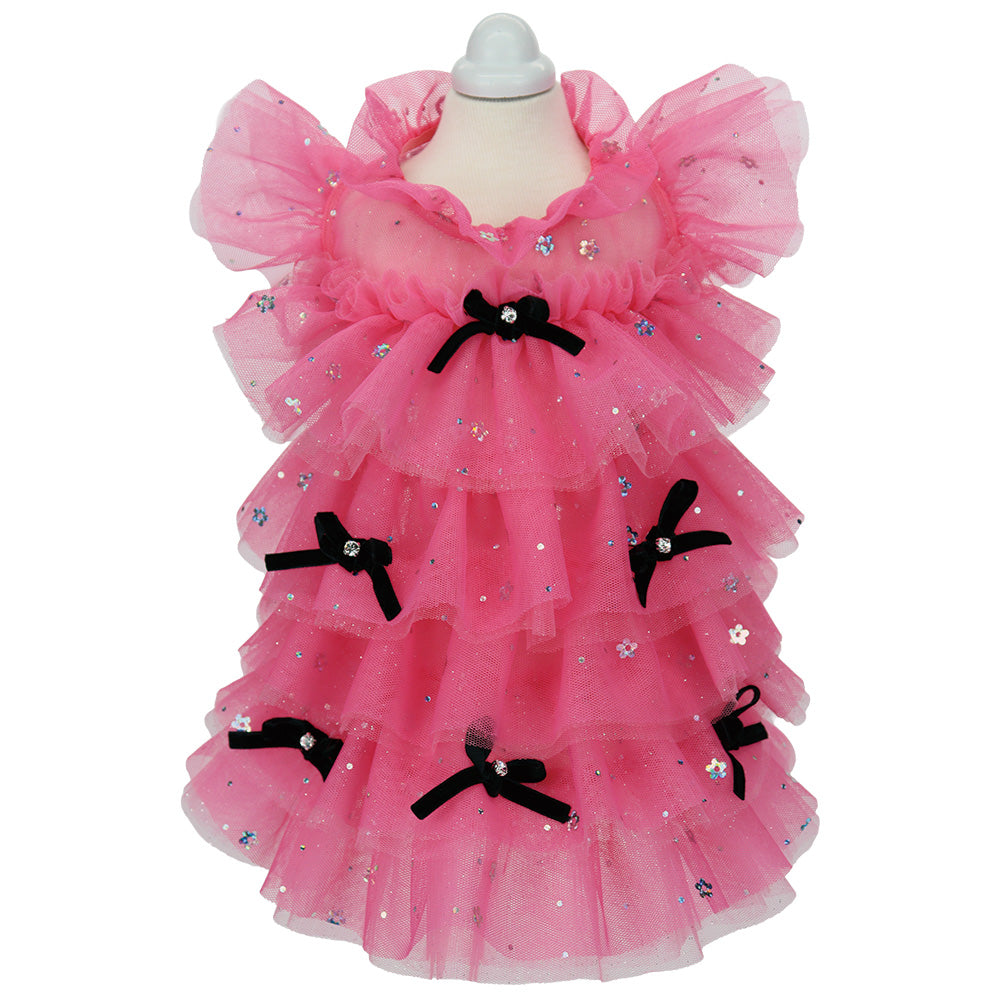 Luxebirdie ミナージュワンピース＋ヘッドドレス ピンク