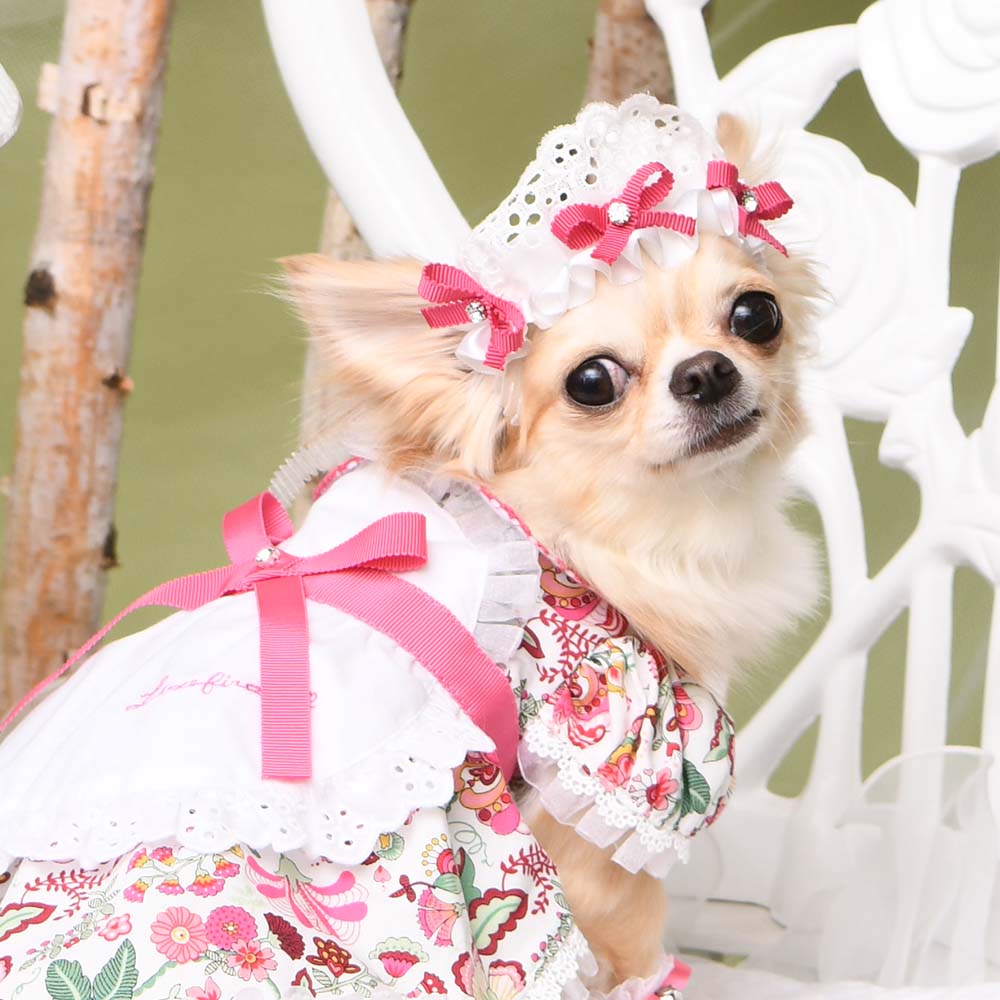 Luxebirdie ミナージュワンピース＋ヘッドドレス ピンク