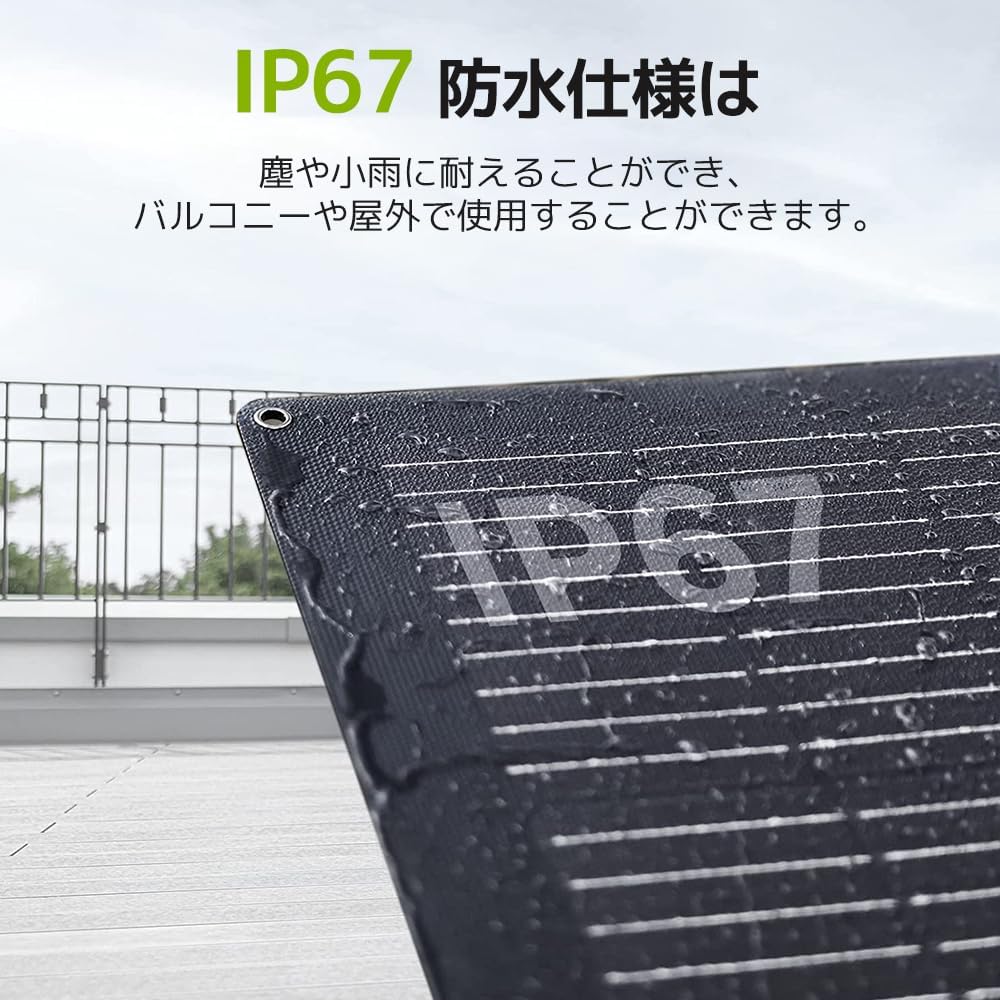 ペリミ] LVYUAN ETFE 200W 太陽光パネル 3枚 LVYUAN（リョクエン）200W