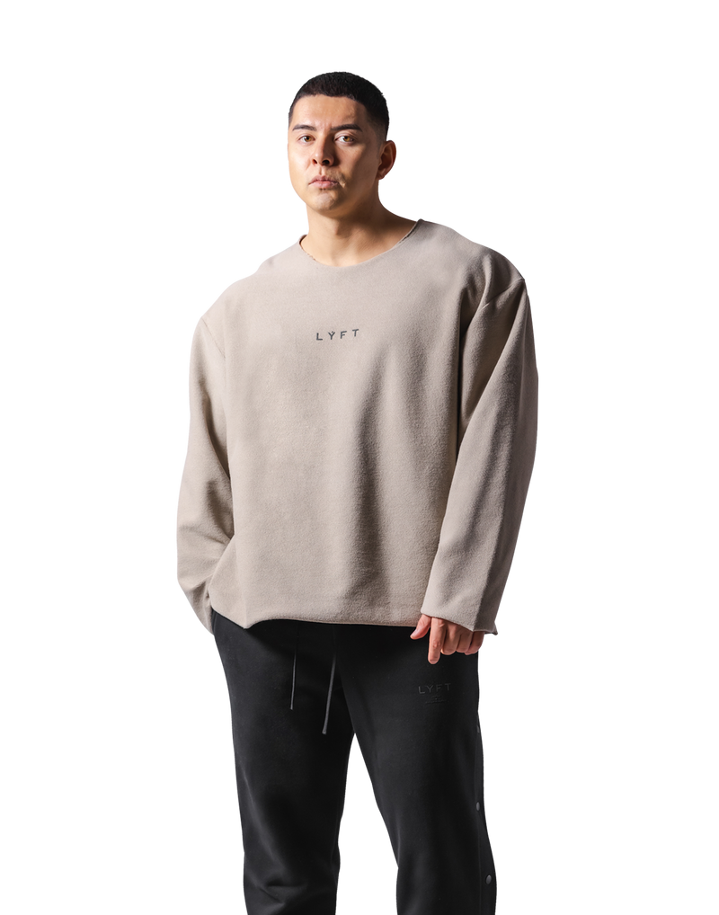 LÝFT リフト KNIT LIKE LOOSE SWEAT LONGSHIRT Knit Like Loose Sweat