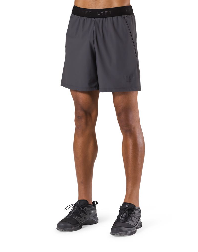 Stretch Waffle Nylon Shorts - D.Grey – LÝFT