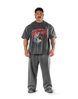 Panther Graphic Vintage Big T-Shirt - D.Grey – LÝFT