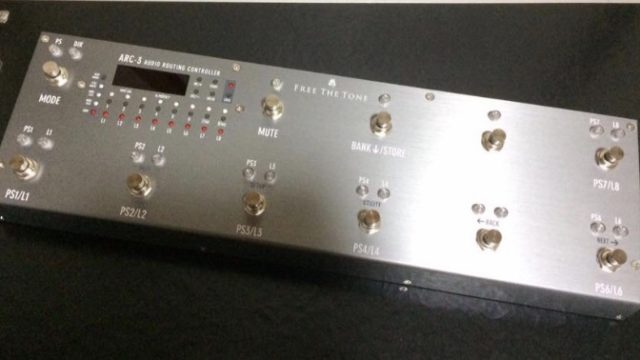 機材】FREE THE TONE ARC-3 スイッチャー 最高峰のスイッチャー