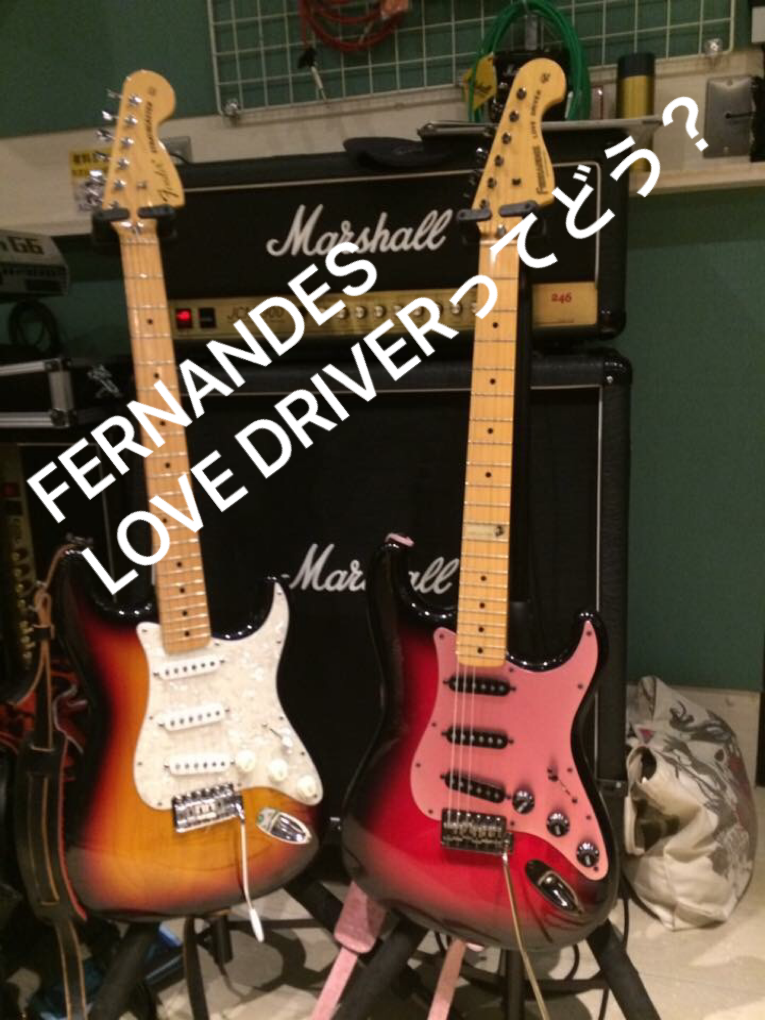 機材】FERNANDES LOVE DRIVER L'Arc-en-Cielのkenモデル｜元バンドマン