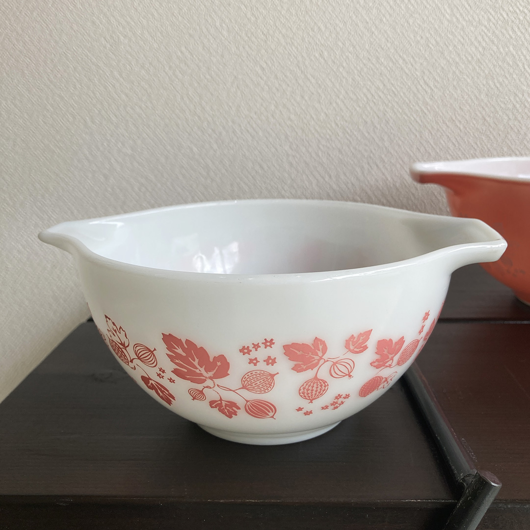 イギリス アンティーク 陶器製 ミキシングボウル 木製スプーン付き