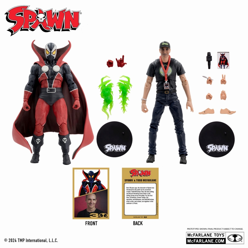 SPAWN/ スポーン＆トッド・マクファーレン 7インチアクション