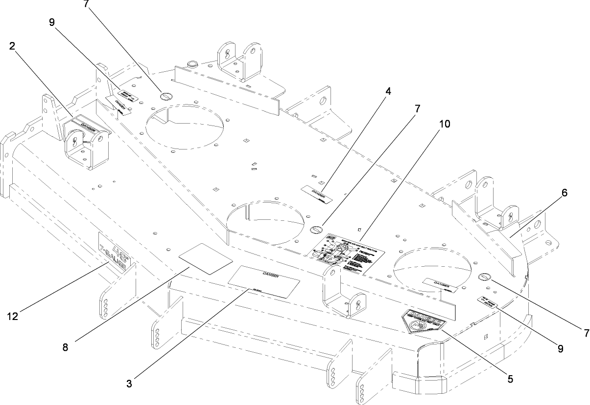 Parts – Z400 Z Master, With 48in 7-Gauge Side Discharge Mower | Toro