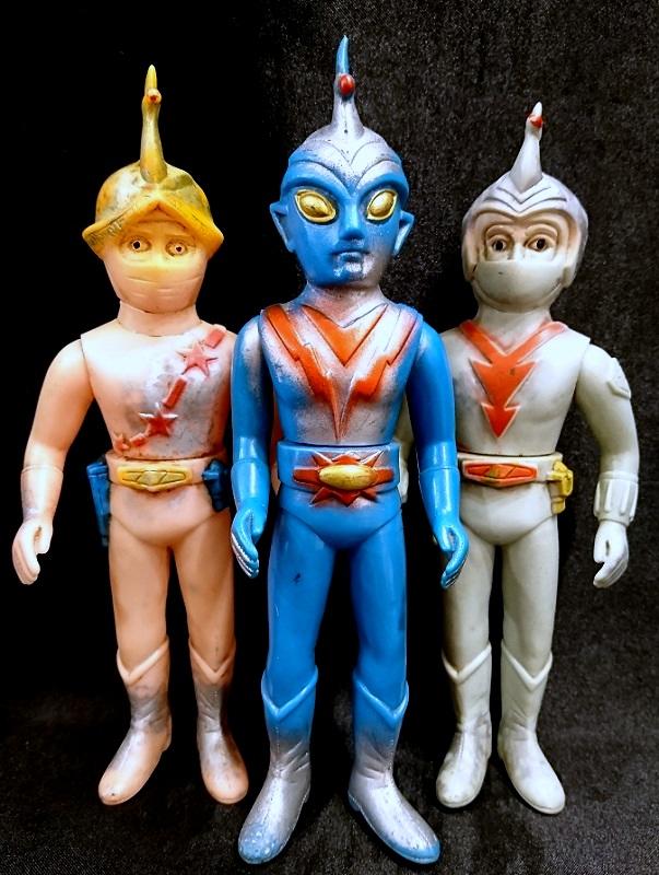 流星人間ゾーンポピーソフビ 当時もの ポピー製「流星人間ゾーン」希少