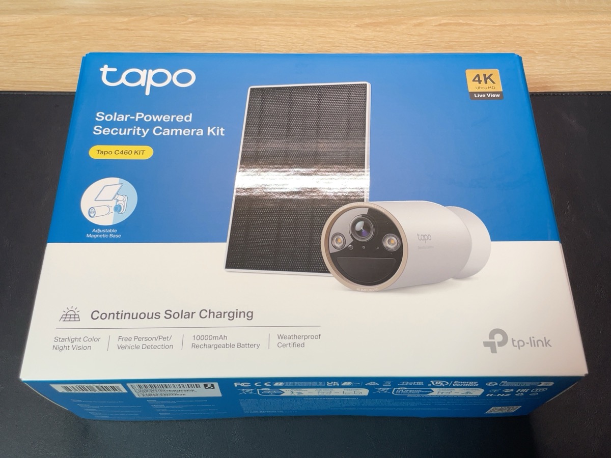 ティーピーリング ソーラー 防犯・みまもりカメラ tapo C460 KIT Tapo