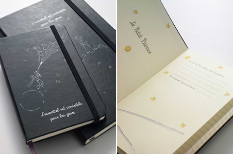 モレスキンの限定版ノートブックに、星の王子さまが登場！｜Culture