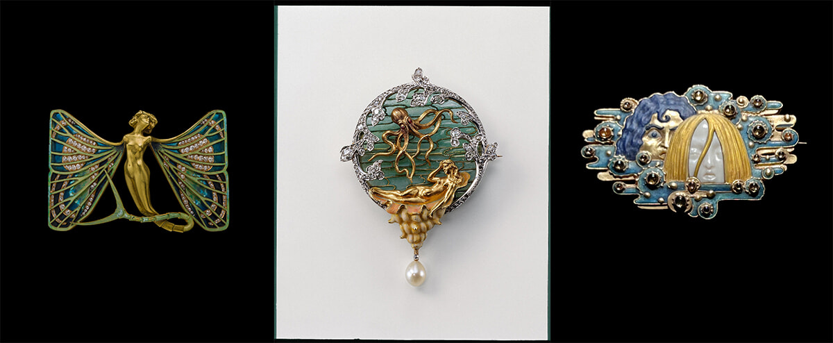 アール・ヌーヴォーコンポートアンティークミューラーヴィトリオフィ