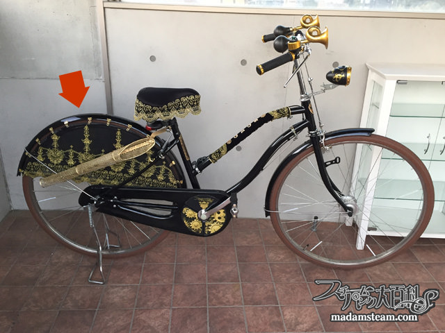 昭和レトロ自転車・黒糖号をネオヴィクトリアンスタイルへリニューアル