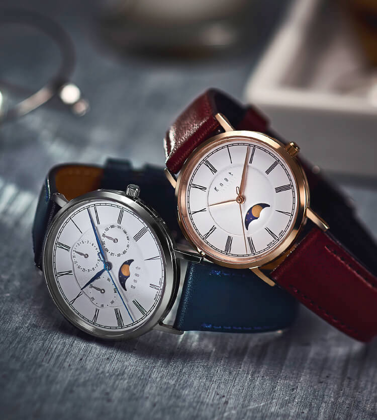 ムーンフェイズ - Maker's Watch Knot | 月の満ち欠けを腕元に