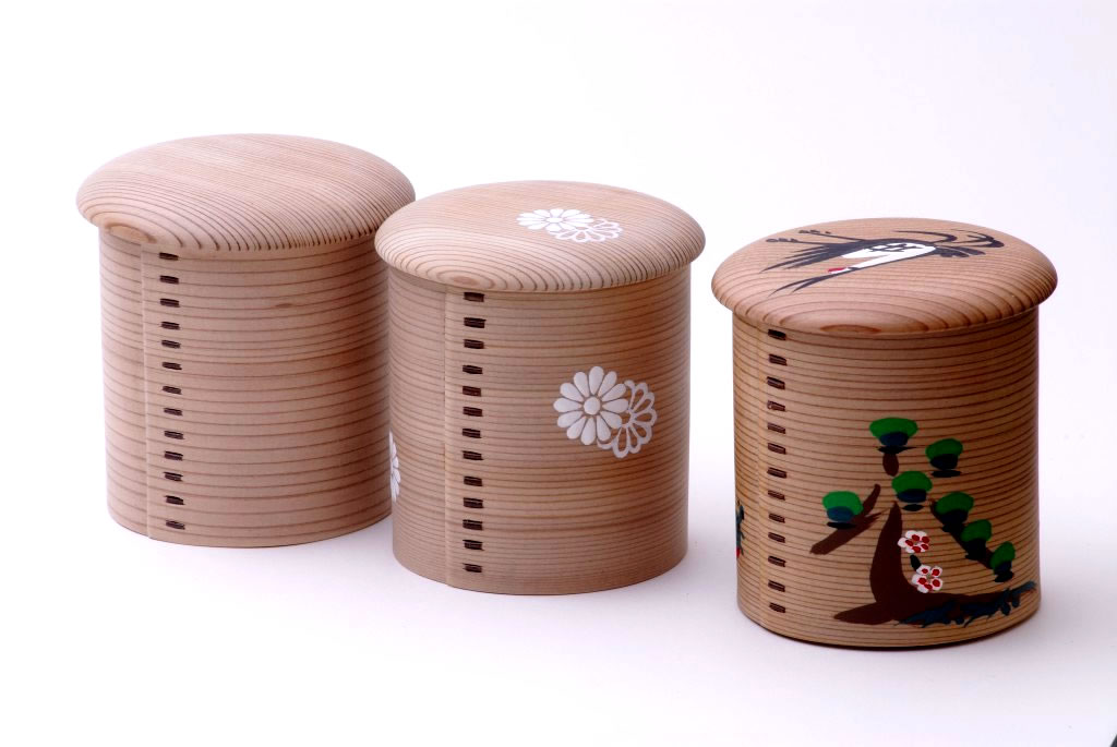 棗 - 博多曲物 十八代柴田玉樹(福岡県知事指定特産民工芸品)弁当箱