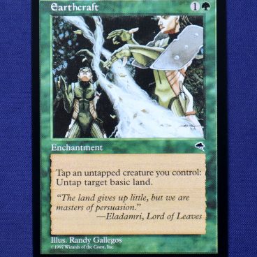 大地の知識 MTG 英)大地の知識 / Earthcraft【TMP】 No.222｜MtG通販