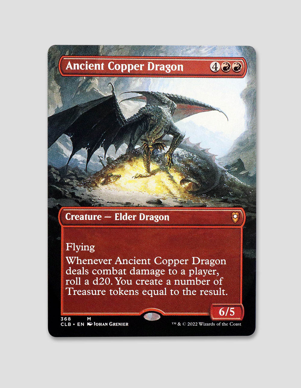 Ancient Copper Dragon #368 Holo from Commander Legends: Battle for