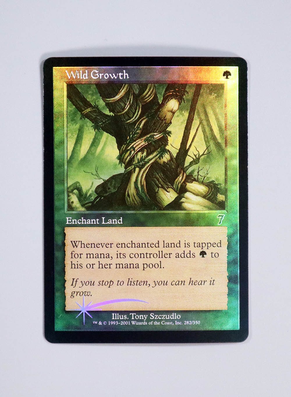 MTG 繁茂/Wild Growth foil 7版 英語 MTG 繁茂/Wild Growth foil 7版 英語