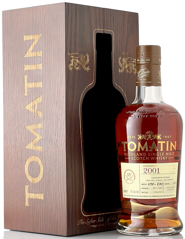 トマーティン[2001-2021] 19年 PXシェリーバット【SANSIBAR WHISKY