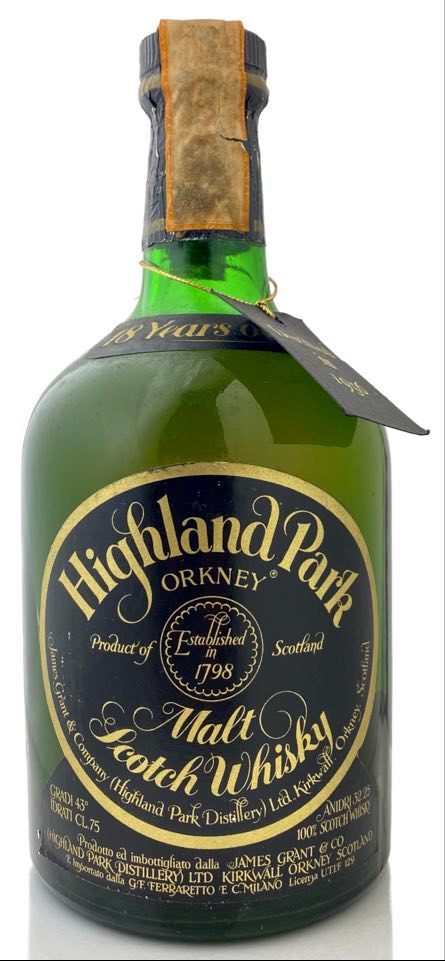 オールドボトル】ハイランドパーク [1956-1974] 18年