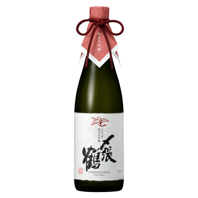 〆張鶴[宮尾酒造]純米大吟醸 RED LABEL －レッドラベル－ 1.8L/720mlの