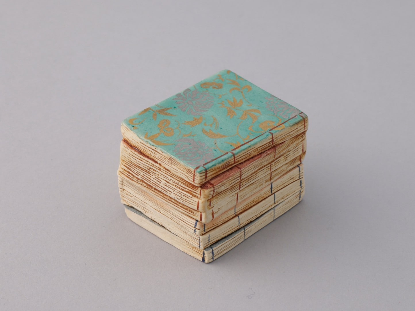 イ997 香合『山中塗工房』『木製 淡々斎好写 琵琶香合 共箱』茶道具 和