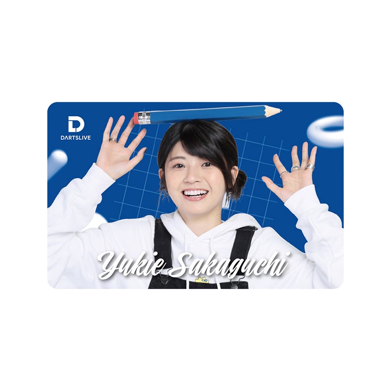 DARTSLIVE ブラックホールくじ G賞 B賞 ハンカチ 坂口優希恵プロ