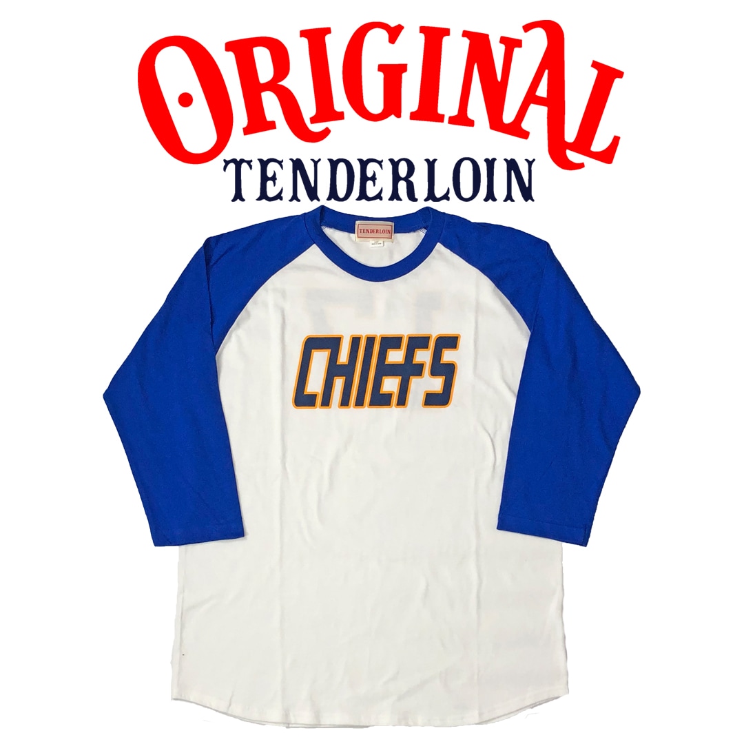 Tenderloin CHIEFS ロングT ネイビー