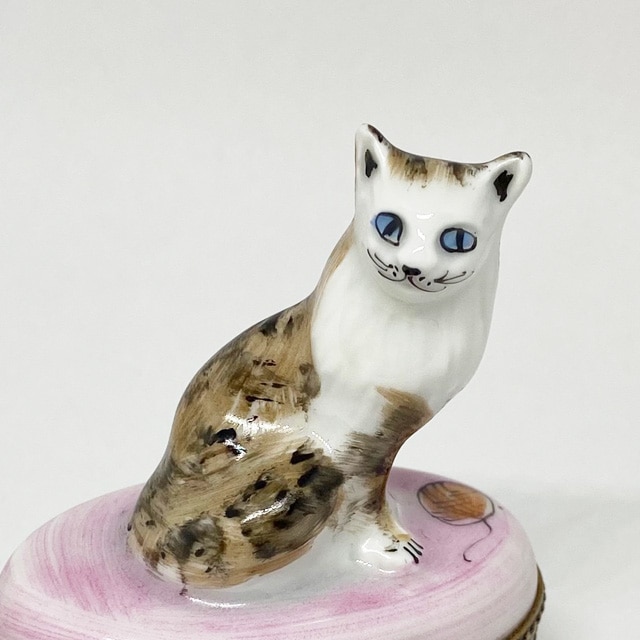 リモージュボックス キャビネット猫 リモージュボックス キャビネット