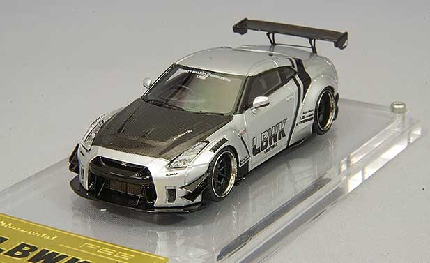 イグニッションモデル 1/64 LB-WORKS 日産 GT-R R35 タイプ 2 シルバー