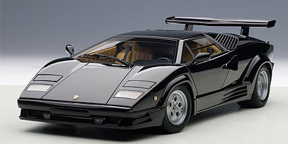 AUTOart 1/18 LAMBORGHINI COUNTACH 25th ANNIVERSARY EDITION (BLACK