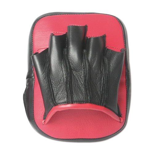 ISAMI 赤 パンチングミット Mサイズ サポーター付き ISAMI 赤