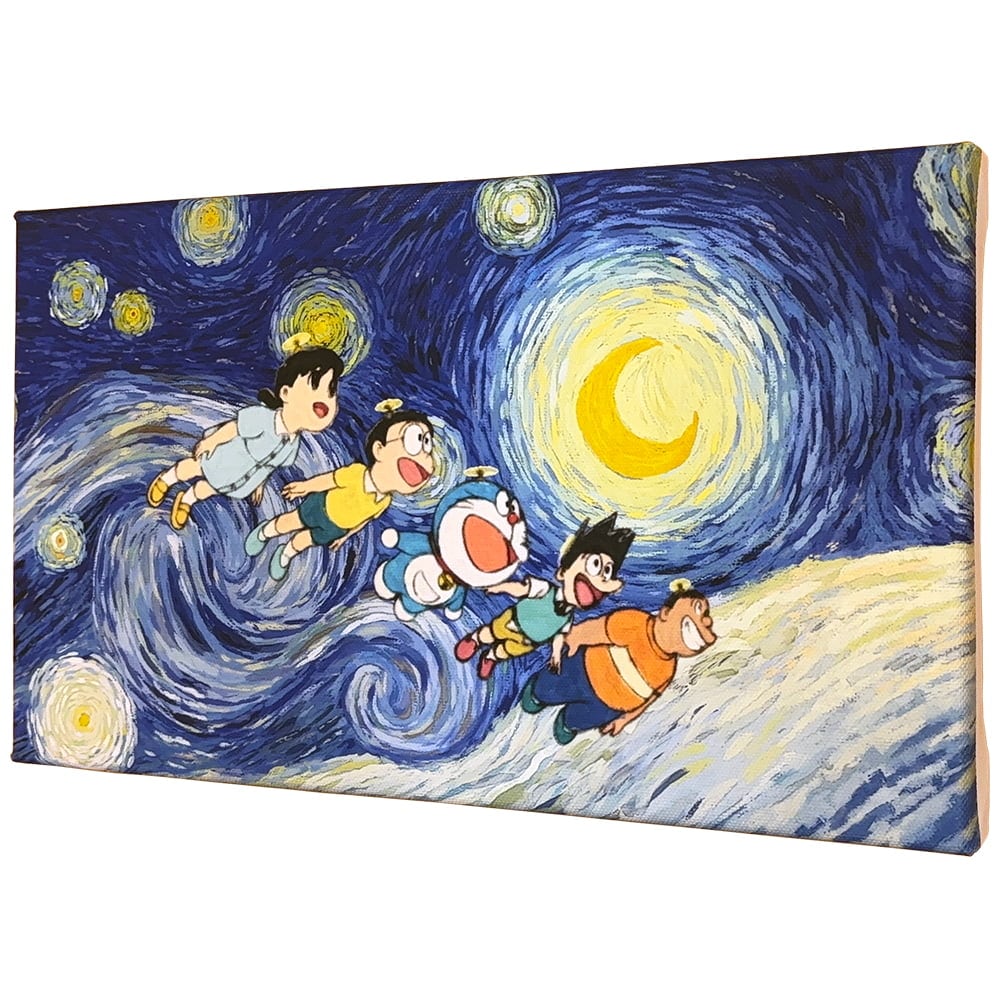 映画ドラえもん のび太の絵世界物語』名画ファブリックボード「星月夜