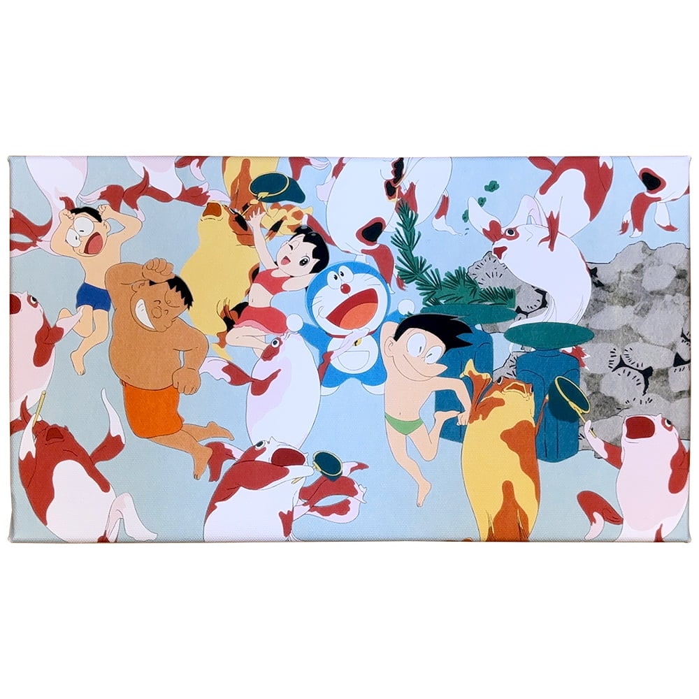 映画ドラえもん のび太の絵世界物語』名画ファブリックボード「金魚