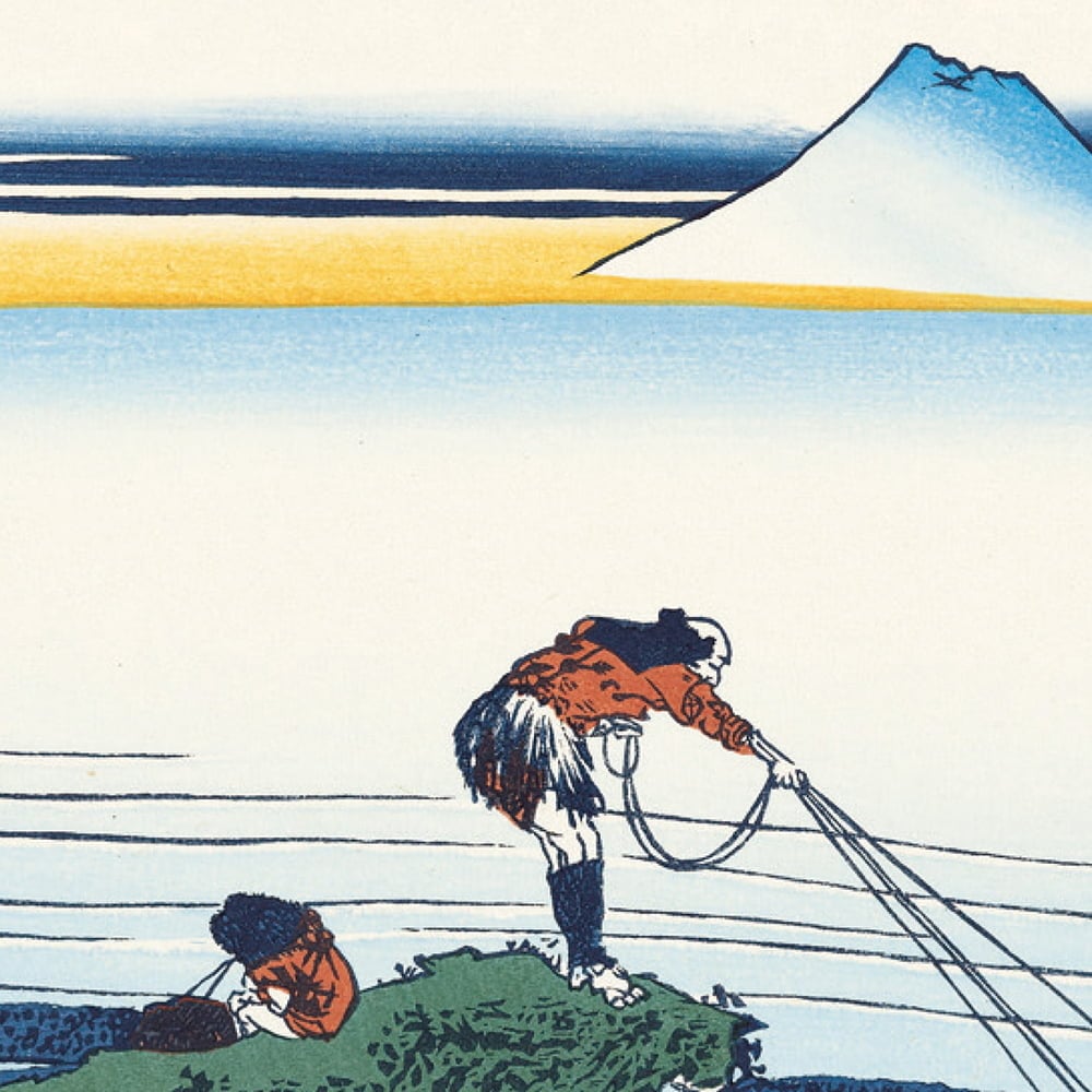 葛飾北斎「富嶽三十六景 甲州石班澤」浮世絵木版画｜浮世絵工房