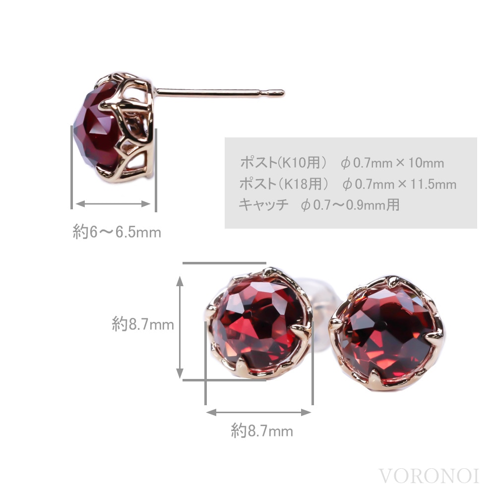 5営業日以内に発送】MINAMO -Flower- K10WG クリアクォーツピアス