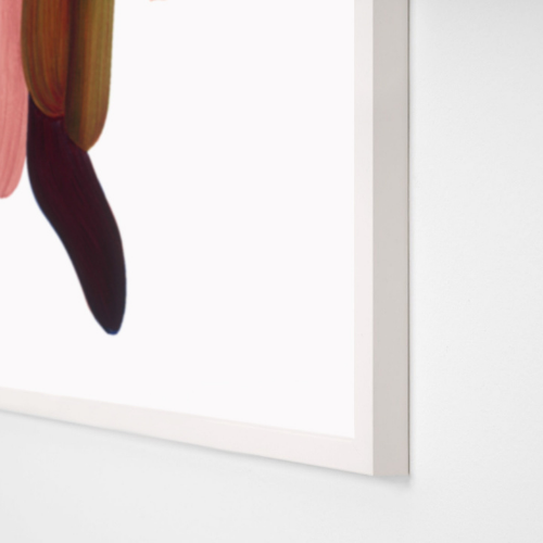 ロナン・ブルレック ポスター Drawing14 特注ホワイトフレームセット