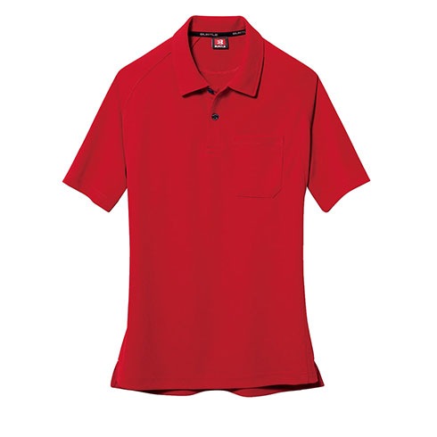 Hi-Standard 半袖ワークシャツ 赤 Hi-Standard 半袖ワークシャツ 赤