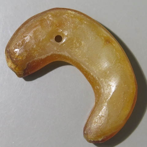 勾玉・管玉】 古墳時代 メノウ勾玉 （美品） | 出土品その他,勾玉・管