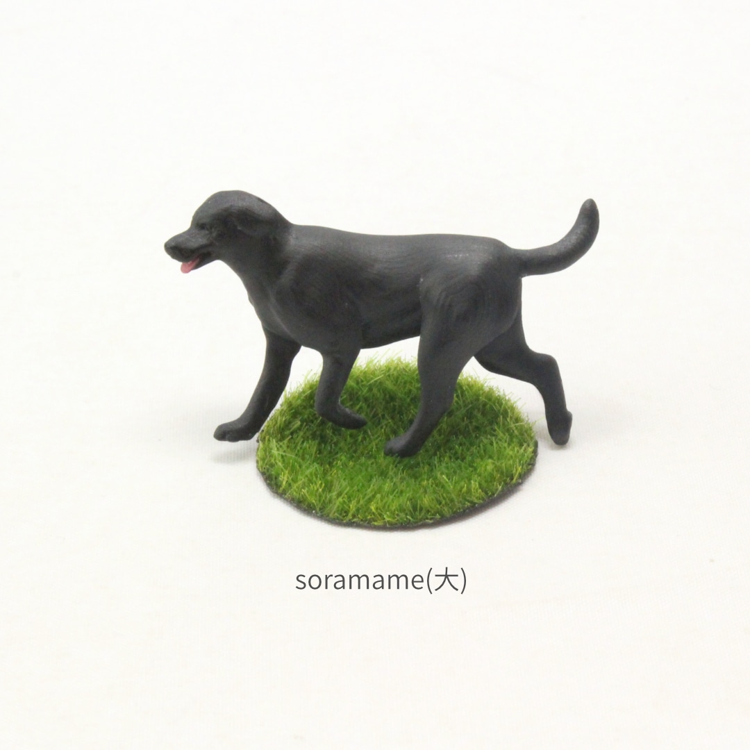 バカラ 希少 ラブラドールレトリバー犬 フィギュリン置物 ブラック 黒