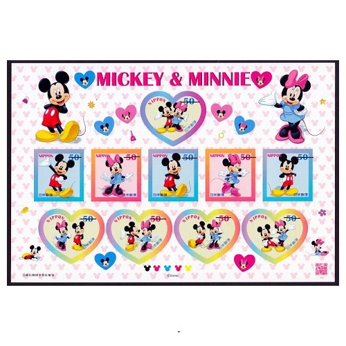 8点まとめ売り】ディズニー 切手 ミッキー&フレンズ 8点まとめ売り