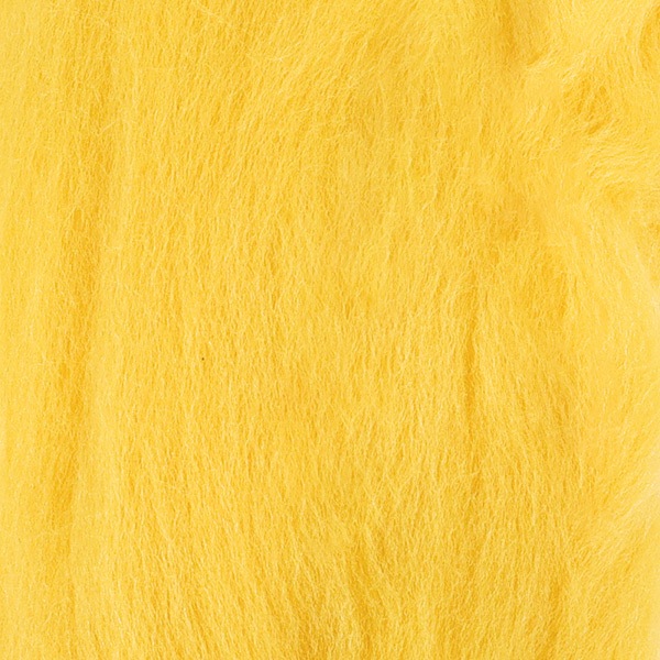 羊毛フェルト 『フェルトつくり 約50g入り イエロー 5番色』 羊毛