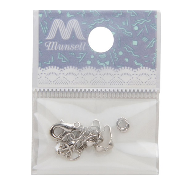 アクセサリー金具 『パーツセット #08 シルバー 1セット』 ビーズ