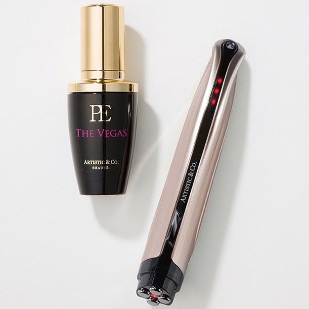 美顔器セット 美容液付き ザ ベガス Ⅱ ミスアリーヴォ 美容液セット<br>（美顔器＆専用美容液