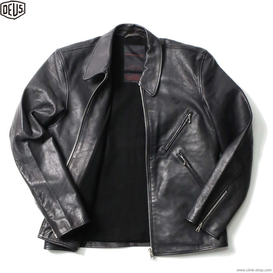 ☆激レア デウスDeus ライダースレザージャケット ブライトリング L